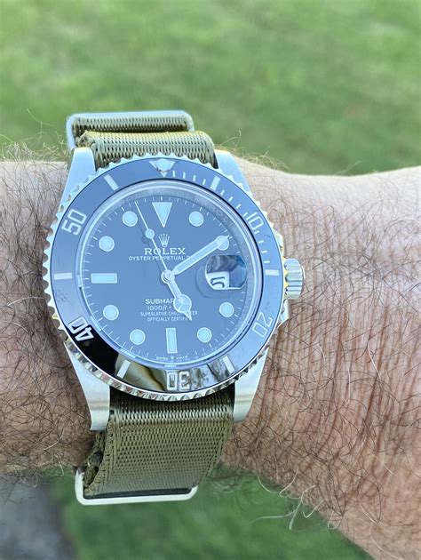 126610LN Submariner on Nato Strap .